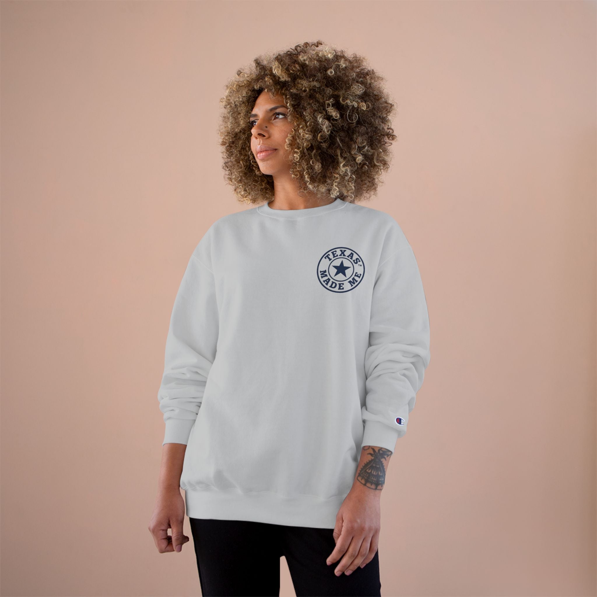 Texas Made Me Sweatshirt –Logo Crewneck