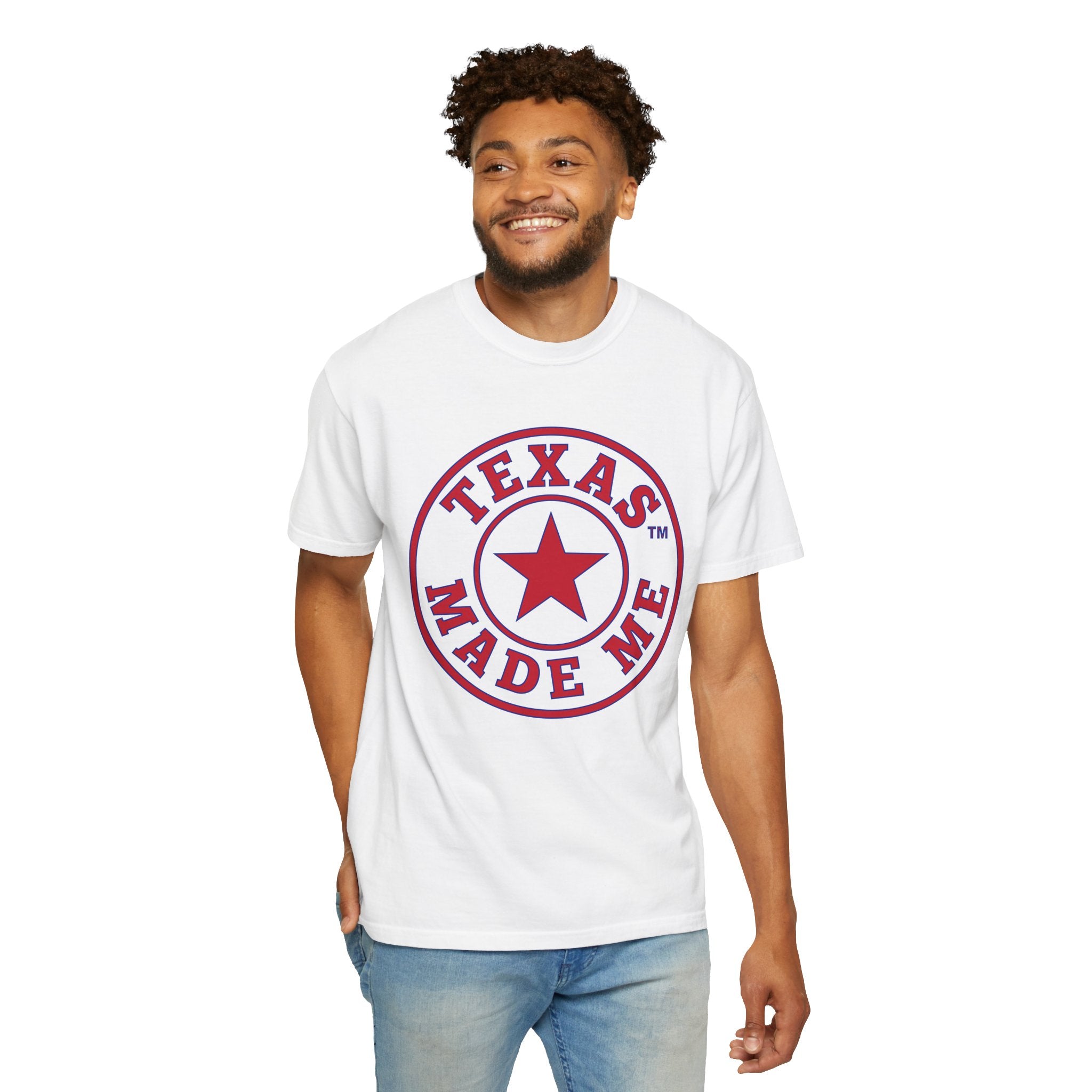 4th of July Color Theme- Texas Made Me T-Shirt — Vintage Lone Star Tee