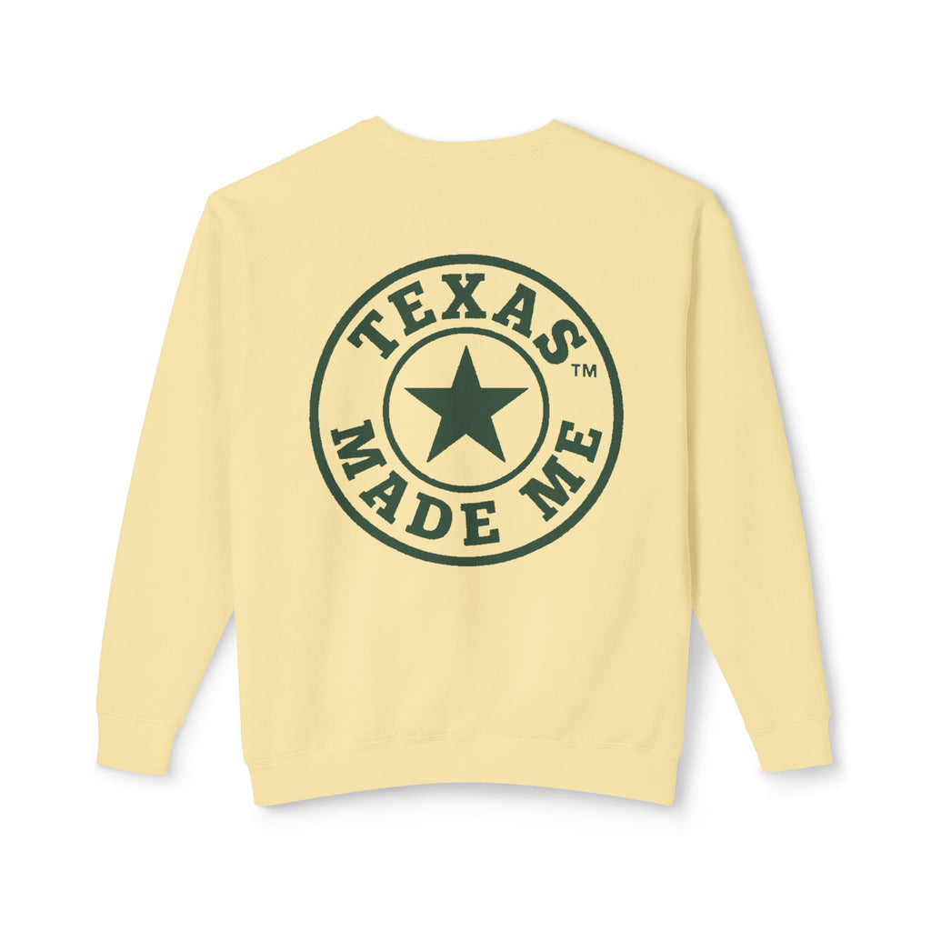 Texas Made Crewneck Sweatshirt — Small Lone Star Logo