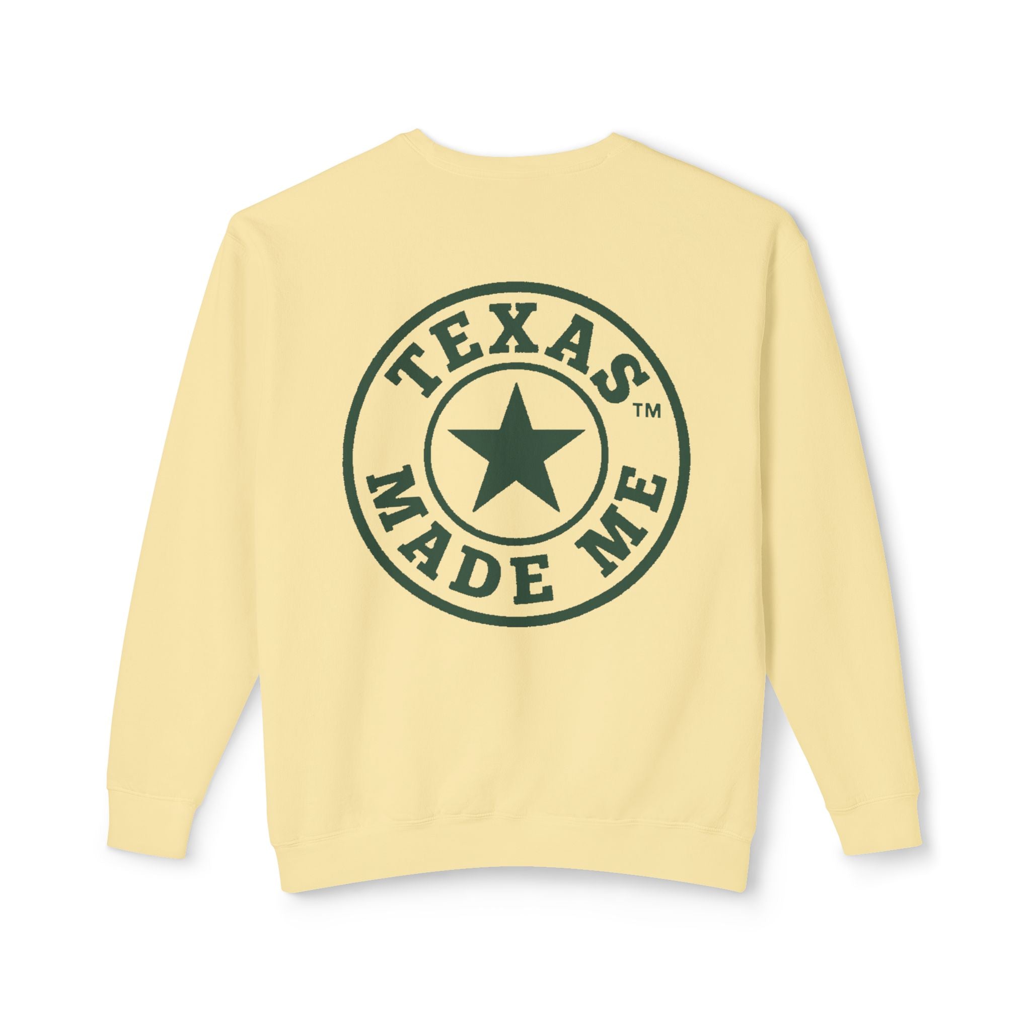 Texas Made Crewneck Sweatshirt — Small Lone Star Logo