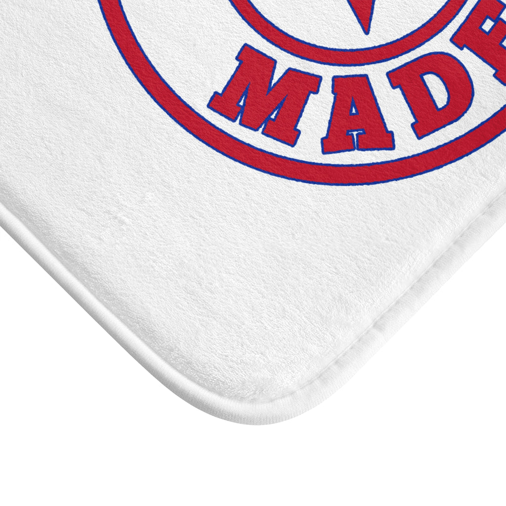 Copy of Texas Made Me Bath Mat – Navy and Silver Lone Star Bathroom Rug