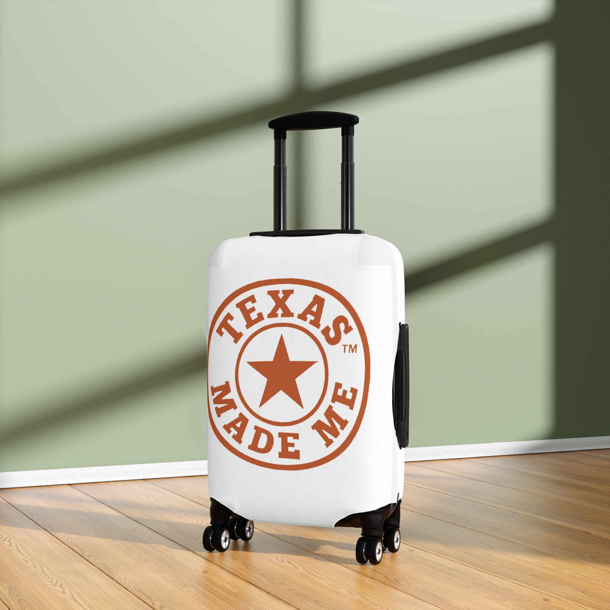 Texas Made Me Luggage Cover — Travel Cover