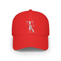 Red TX Baseball Cap — Embroidered TX Low Profile Hat