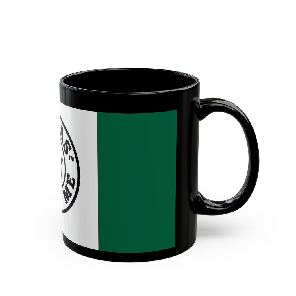 Texas Made Me Ceramic Mug — Black 11oz/15oz Coffee Cup