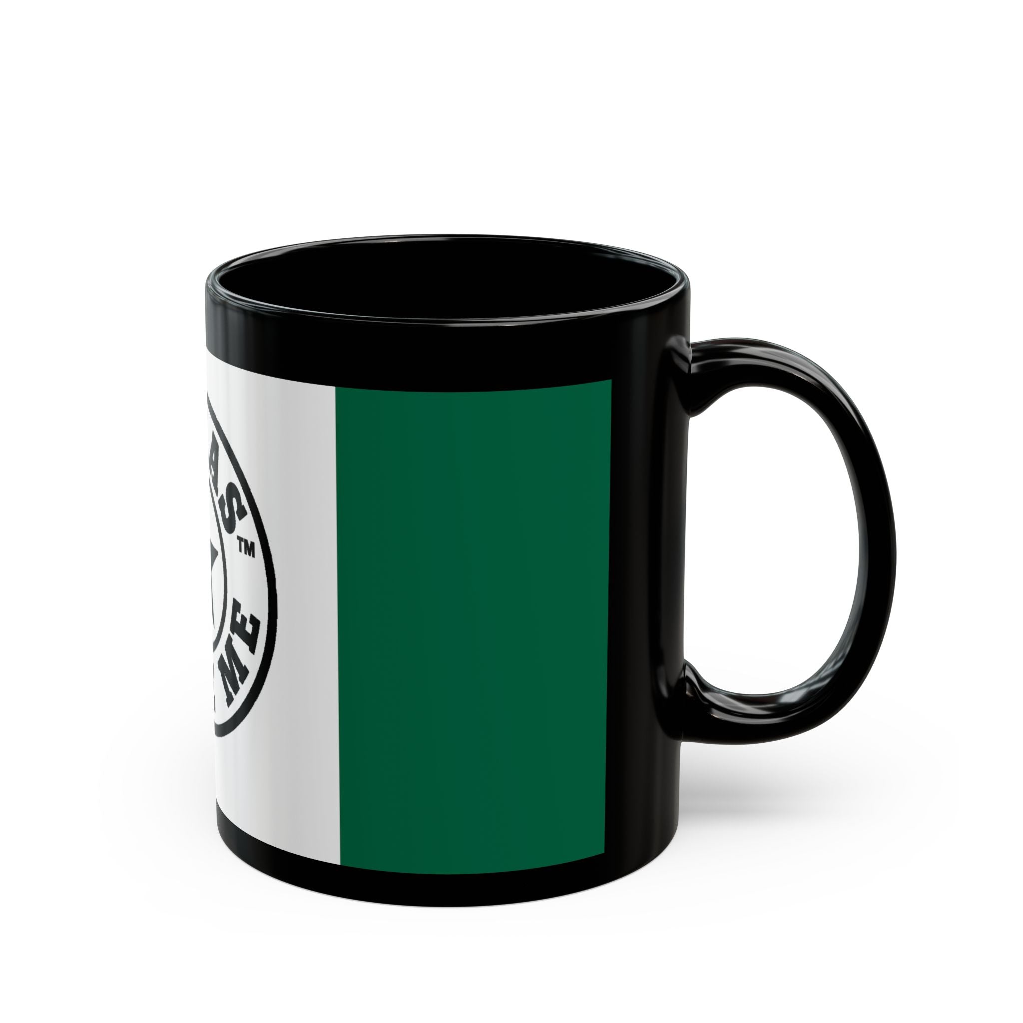 Texas Made Me Ceramic Mug — Black 11oz/15oz Coffee Cup