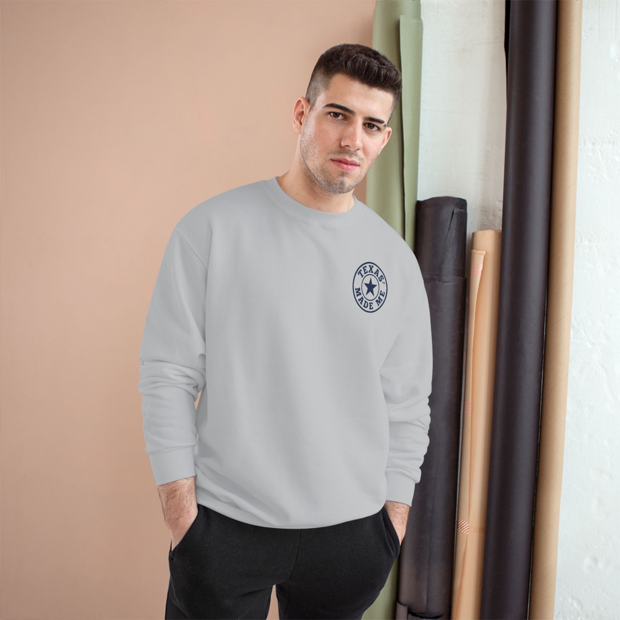 Texas Made Me Sweatshirt –Logo Crewneck