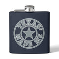 Stainless Steel Texas Made Me 6oz Stainless Steel Flask