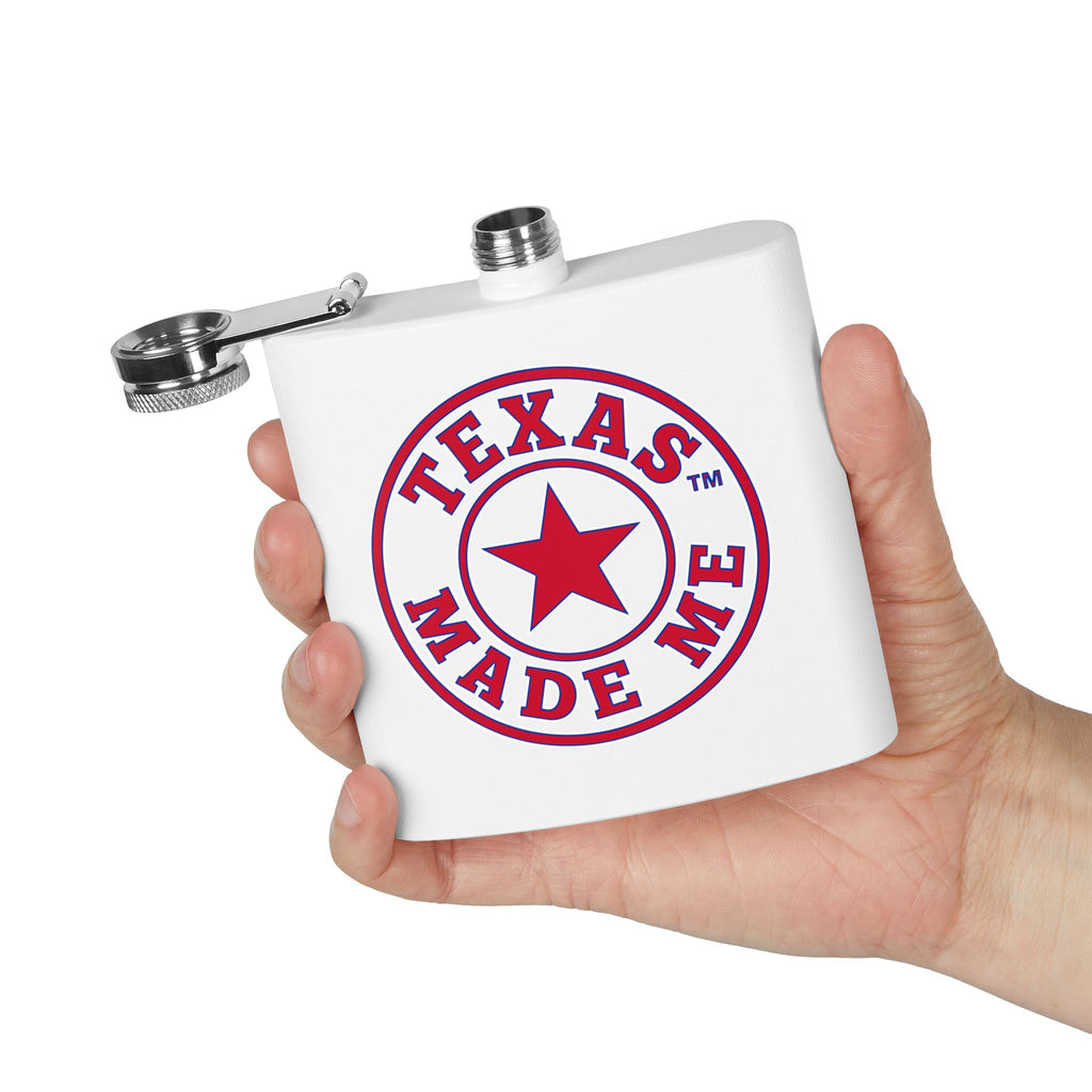 Texas Made Me 6oz Stainless Steel Flask