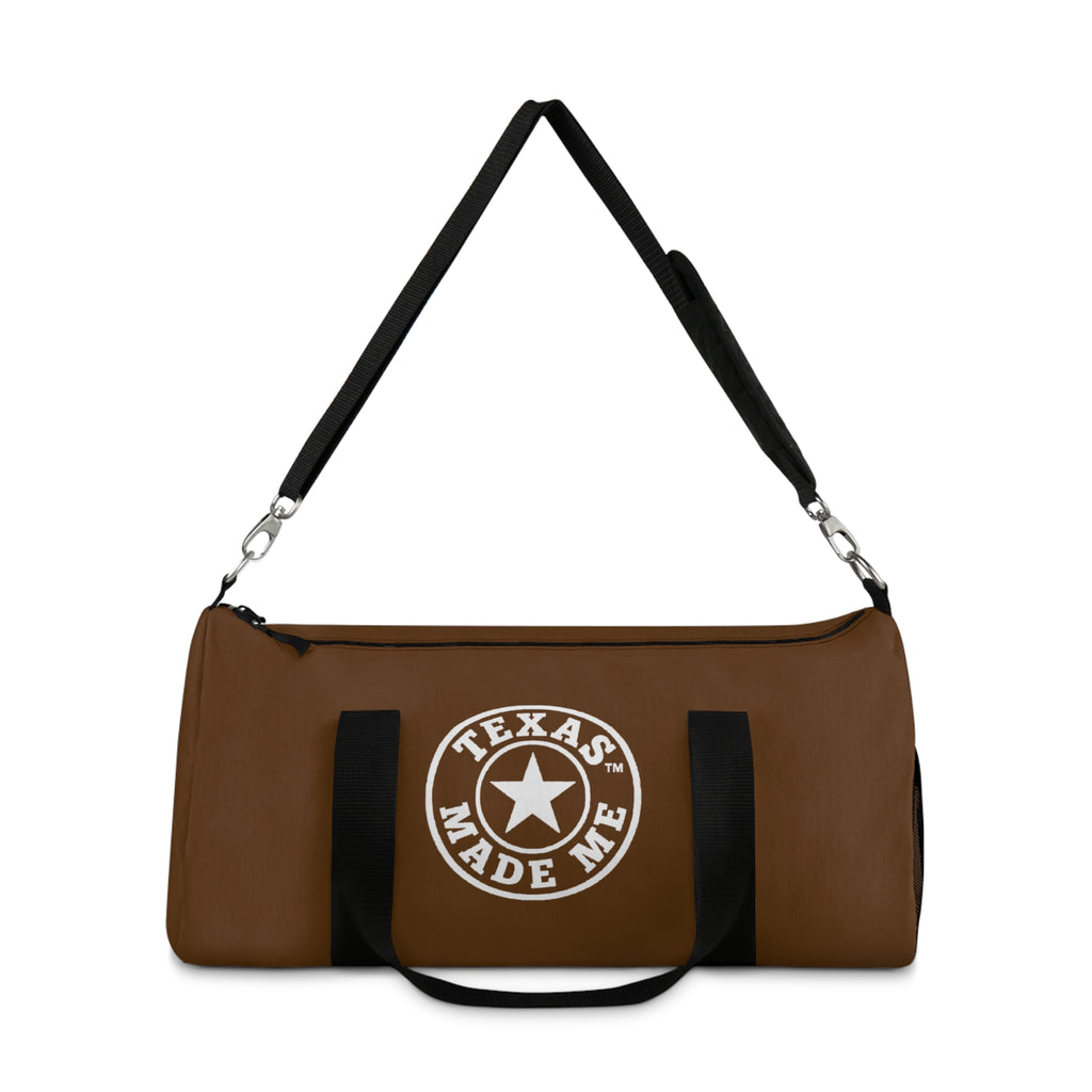Texas Made Me Leather-Style Duffel Bag