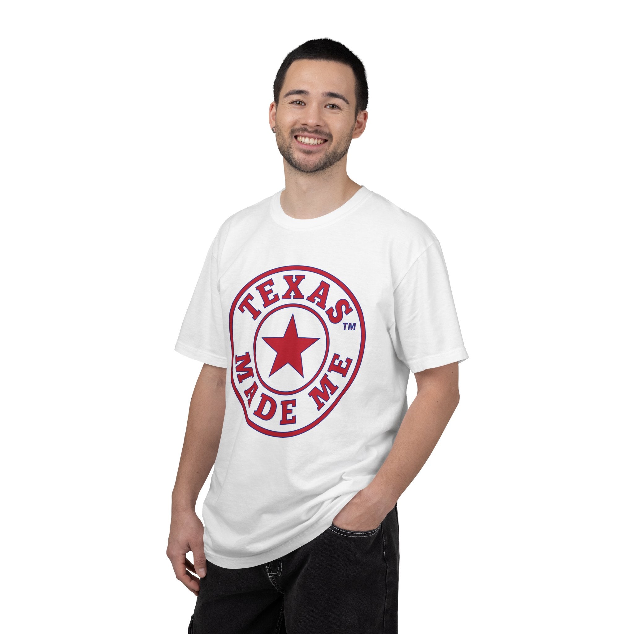 4th of July Color Theme- Texas Made Me T-Shirt — Vintage Lone Star Tee