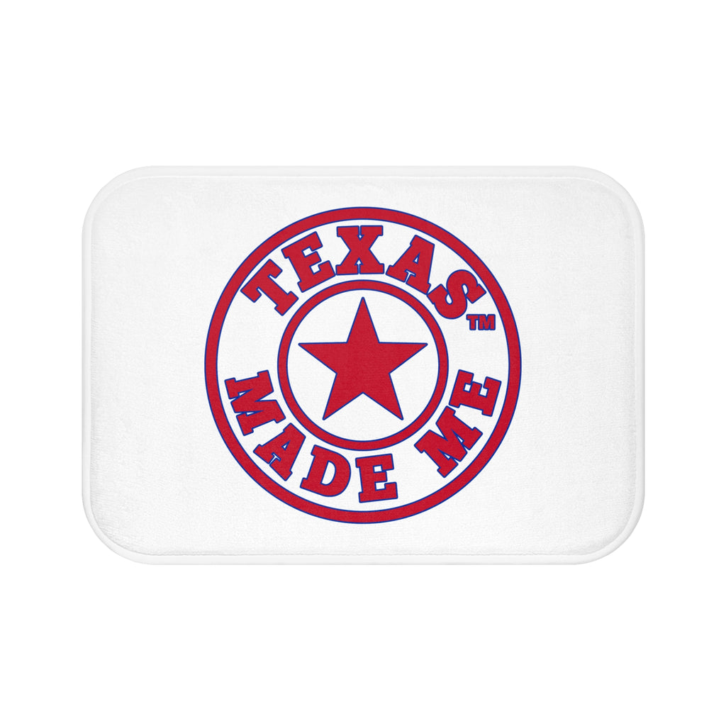 Copy of Texas Made Me Bath Mat – Navy and Silver Lone Star Bathroom Rug