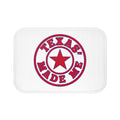 Copy of Texas Made Me Bath Mat – Navy and Silver Lone Star Bathroom Rug