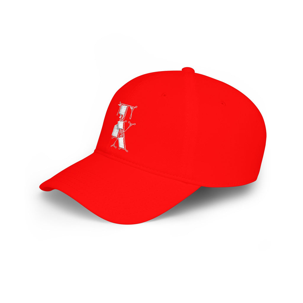 Red TX Baseball Cap — Embroidered TX Low Profile Hat