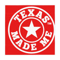 Texas Made Me Tablecloth — Red Lone Star Decorative Table Cover
