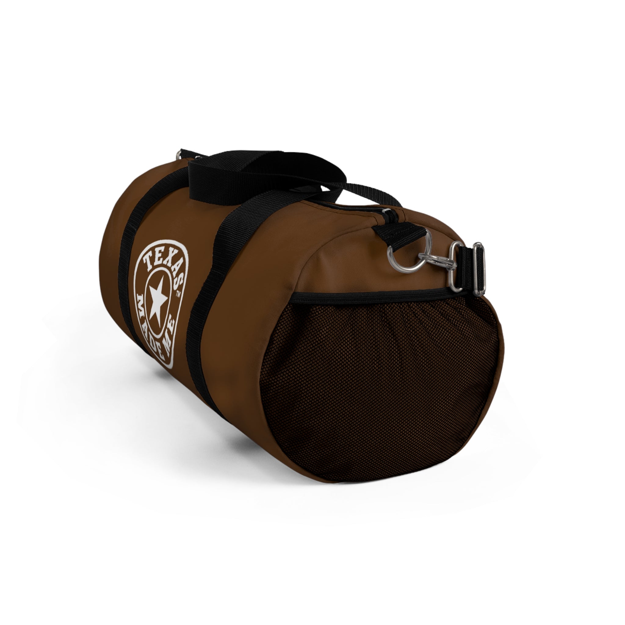 Texas Made Me Leather-Style Duffel Bag