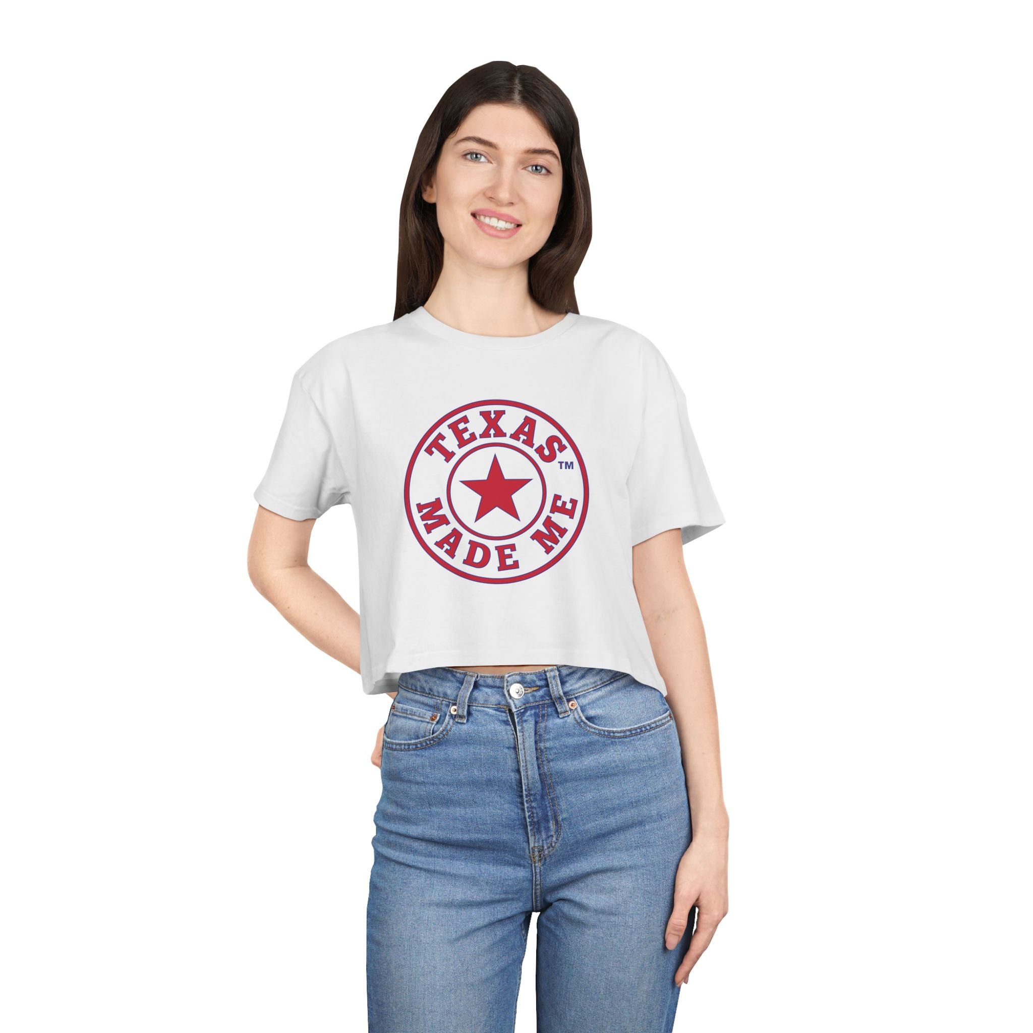 4th July Color Theme-Crop Tee
