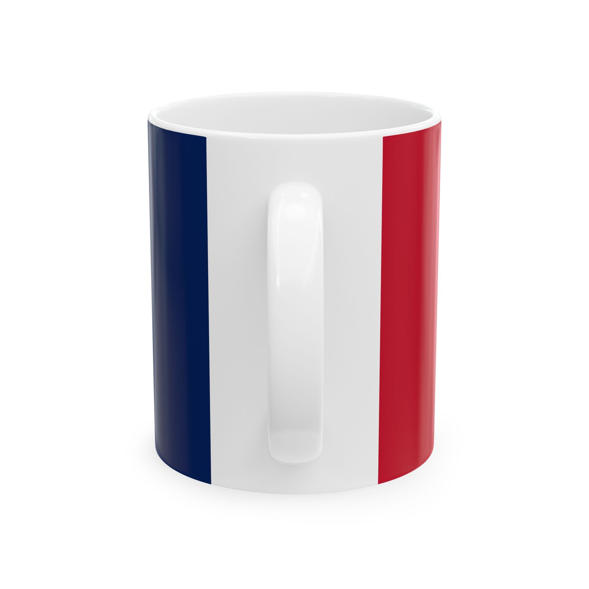 Texas Made Me Ceramic Mug – Texas Flag Stripe Coffee Cup (11oz, 15oz)