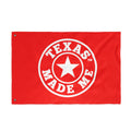 Texas Made Me Double-Sided Flag — Red, White and Blue Star State Pride Outdoor/Indoor Banner