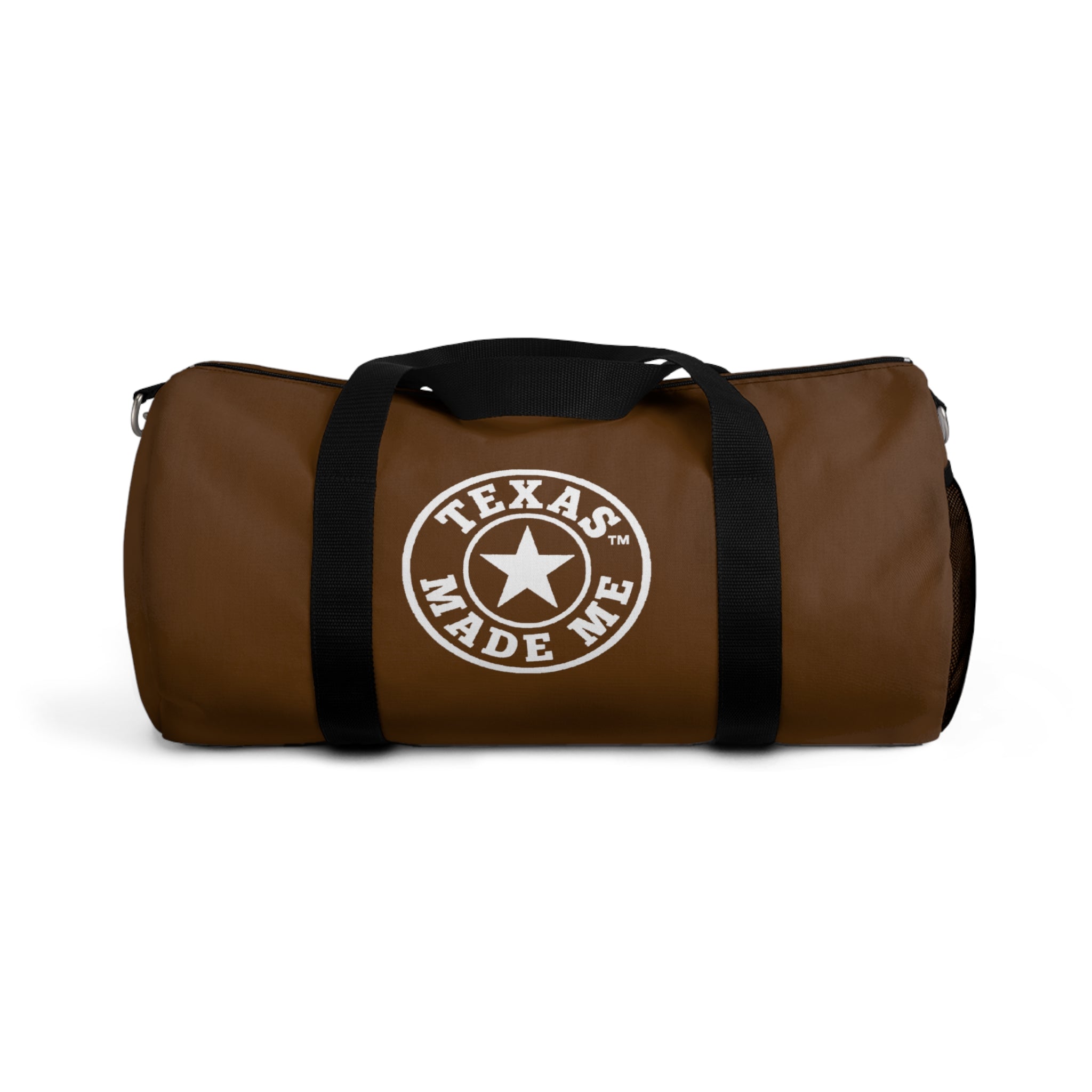 Texas Made Me Leather-Style Duffel Bag