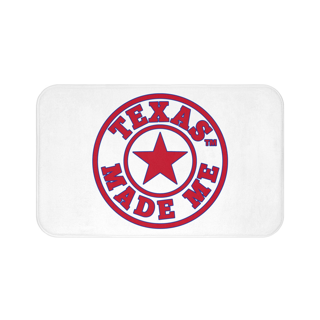 Copy of Texas Made Me Bath Mat – Navy and Silver Lone Star Bathroom Rug