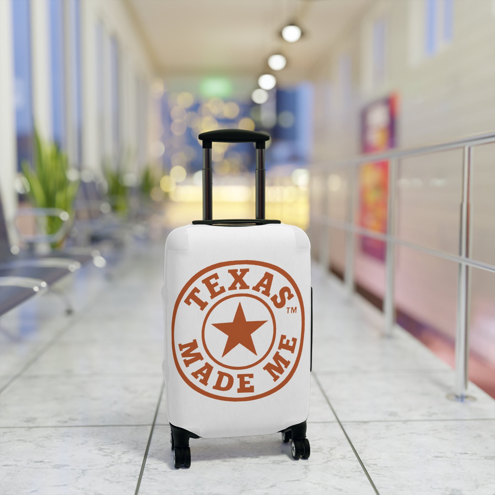 Texas Made Me Luggage Cover — Travel Cover