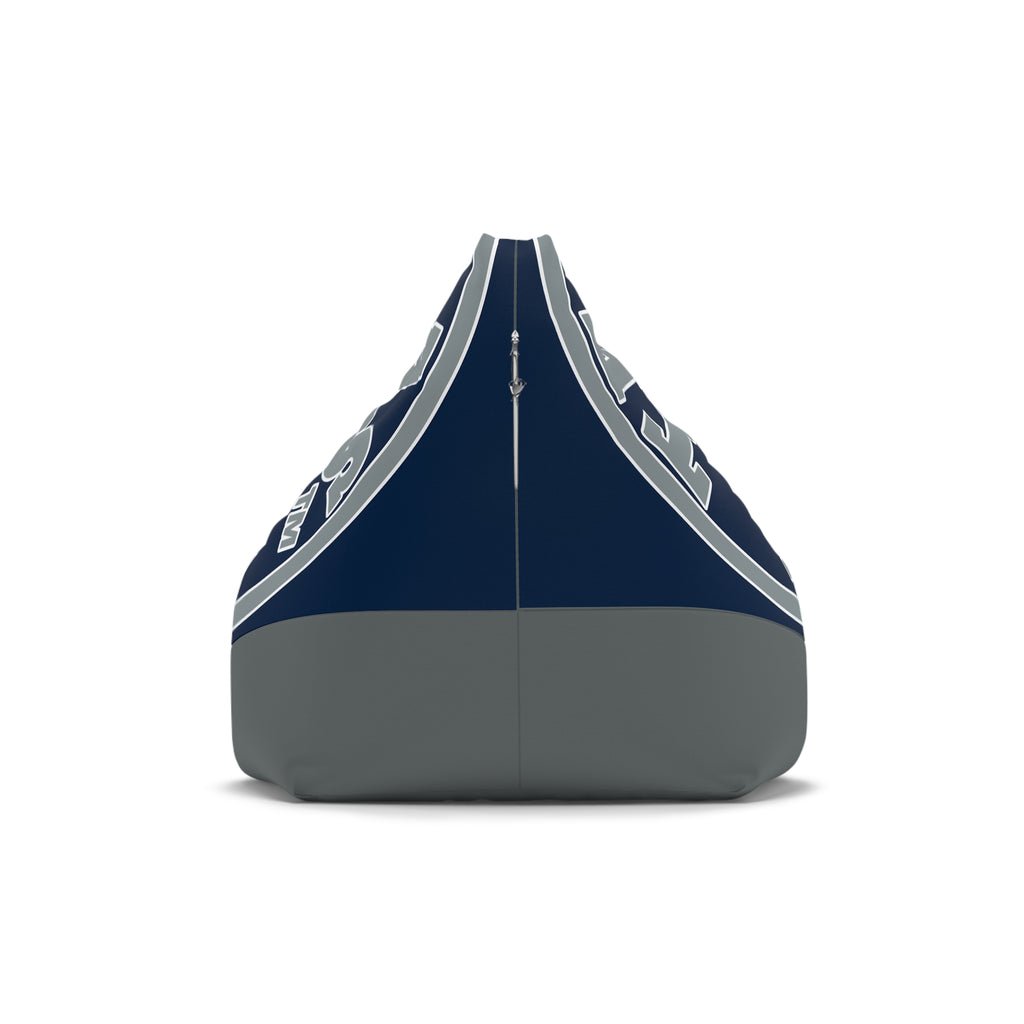 Bean Bag Chair Cover — Navy Star Emblem Accent for Living Room & Game Room