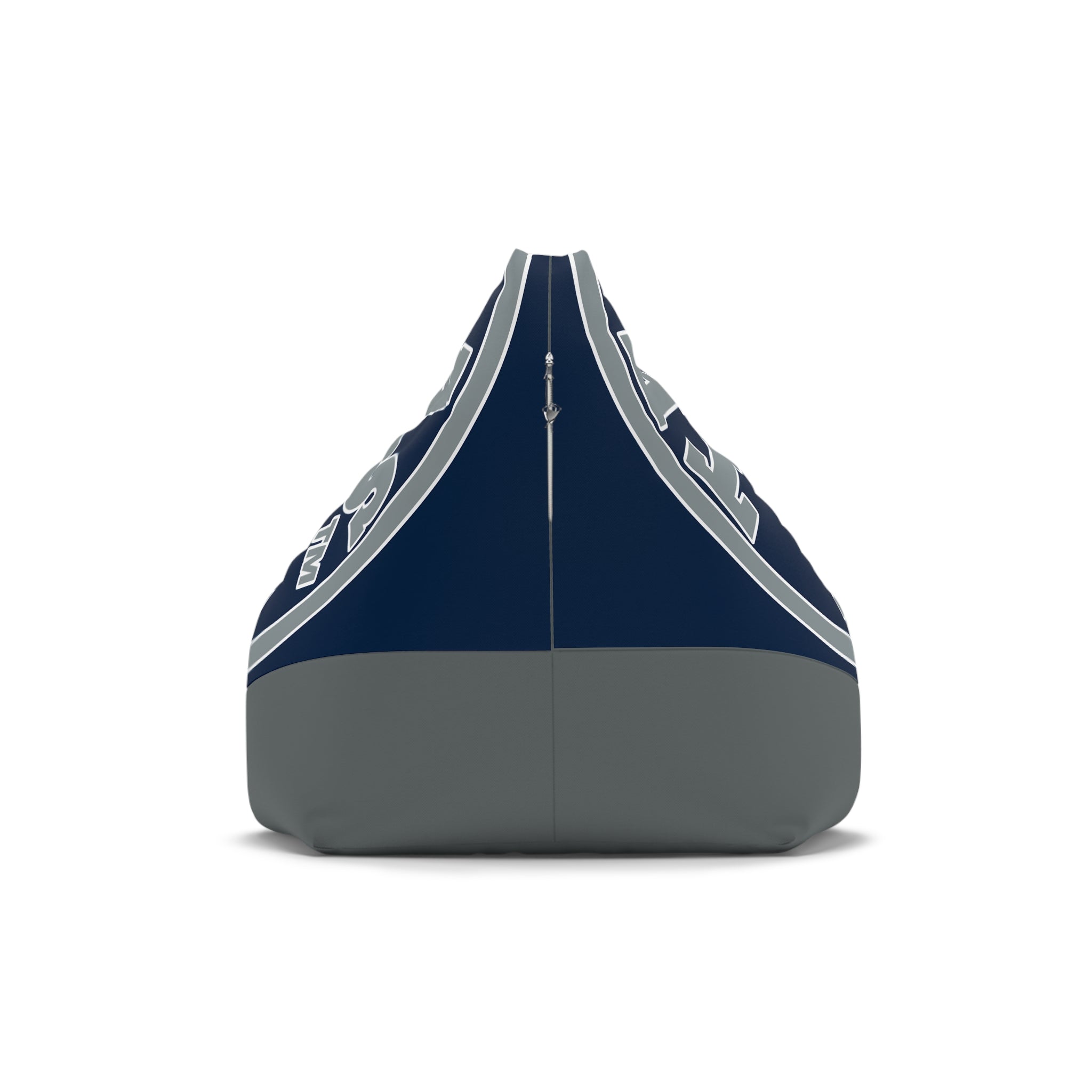 Bean Bag Chair Cover — Navy Star Emblem Accent for Living Room & Game Room