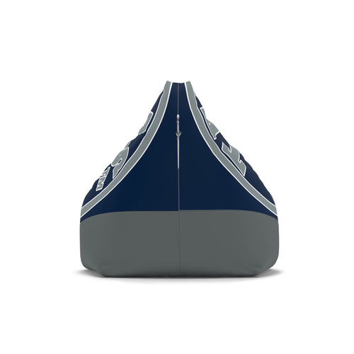 Bean Bag Chair Cover — Navy Star Emblem Accent for Living Room & Game Room