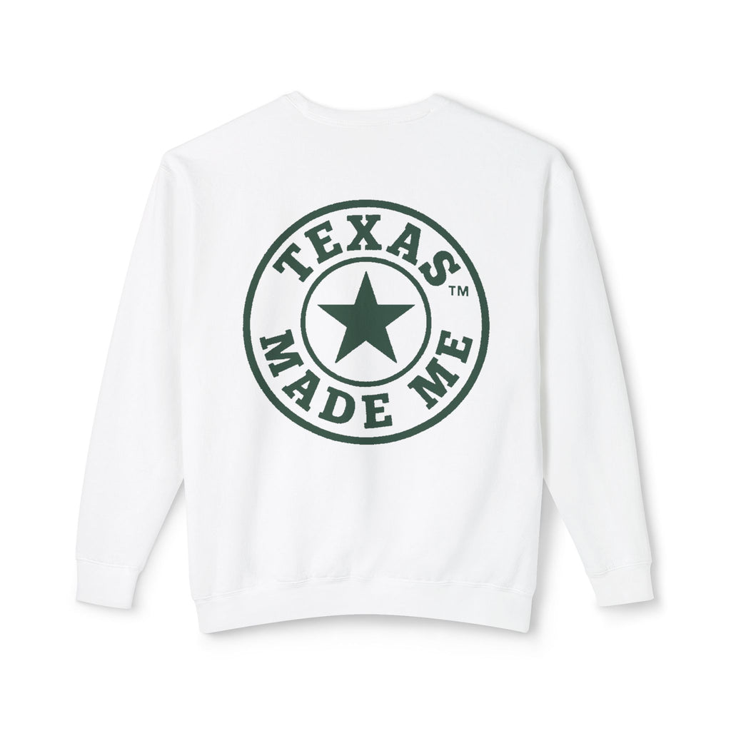 Texas Made Crewneck Sweatshirt — Small Lone Star Logo