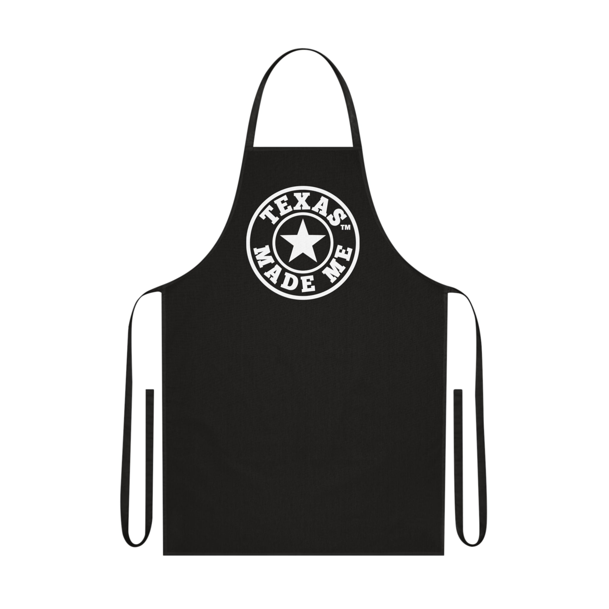 Texas Made Me Cotton Apron with Retro Star Emblem – Chef & BBQ Cooking Apron